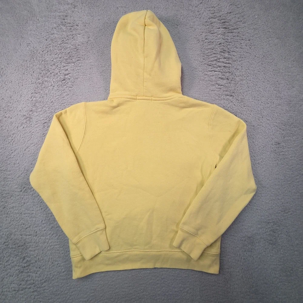 Polo Ralph Lauren Hoodie Boys L Yellow Hooded Embroidered Pony Preppy School